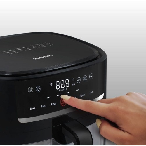 ΦΡΙΤΕΖΑ ROHNSON R-2834 AIRFRYER ΜΑΥΡΗ 1800W 8LT ΜΕ WIFI